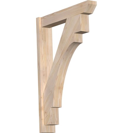Ekena Millwork Merced Slat Smooth Outlooker, Douglas Fir, 5 1/2"W x 28"D x 40"H OUT06X28X40MRC06SDF